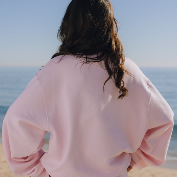 Daily Drills Oversized Fleece Vintage Love Crew - Cupid with Vday Patch - Picture 2 of 5